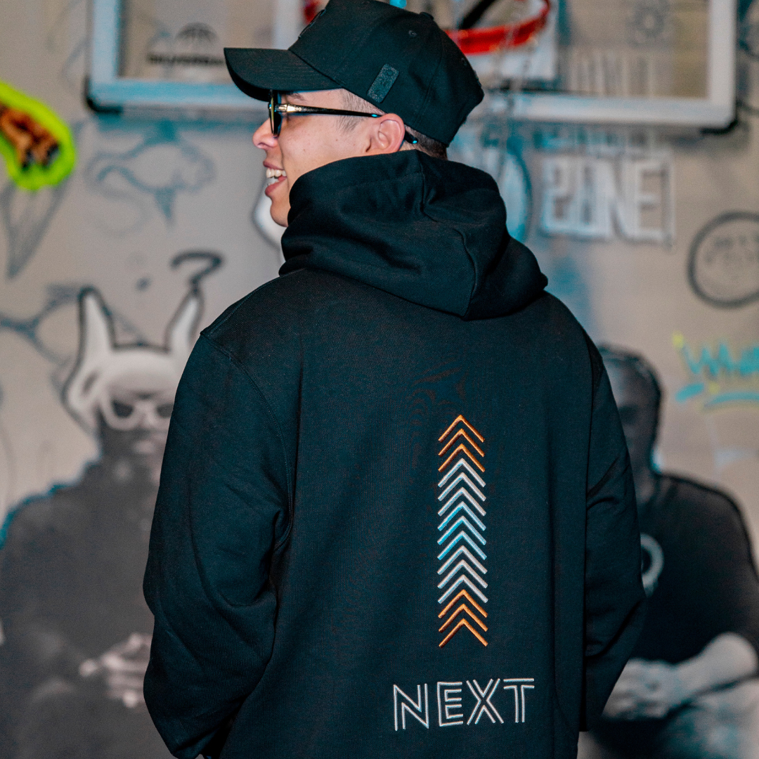 NX BLACK HOODIE - ALL FLEE